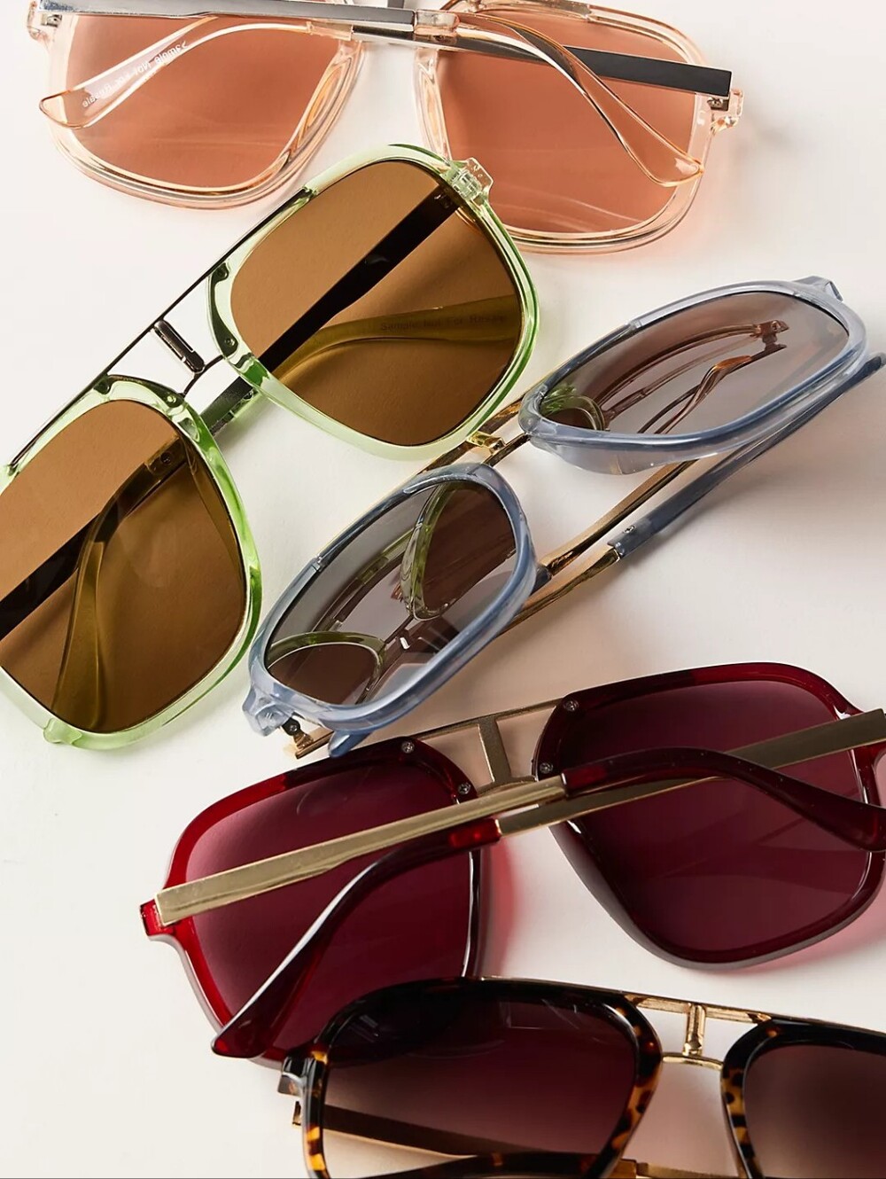 NWOT FREE PEOPLE AVIATOR VINTAGE SUNGLASSES - Picture 4 of 4